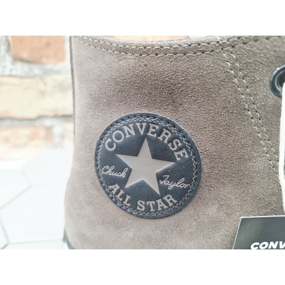 Converse Chuck‎ Taylor All Star Hi Suede Shoes Men Sz 12 Brown Suede Tabacoo - Picture 2 of 13